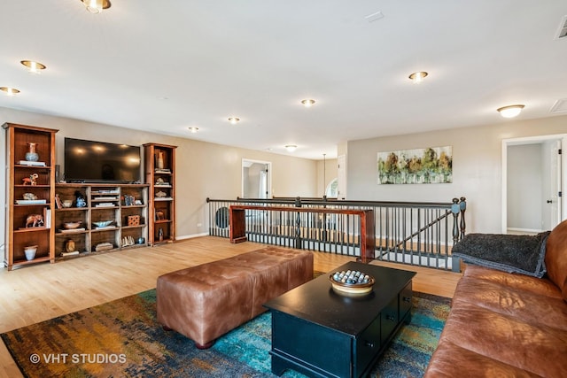 900 Legacy Rdg, Algonquin, IL 60102 - living room featuring wood finished floors and baseboards
