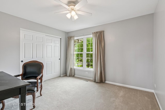 900 Legacy Rdg, Algonquin, IL 60102 - carpeted office with baseboards and a ceiling fan