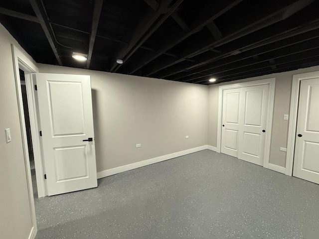 3906 W 117th St, Alsip, IL 60803 - finished below grade area featuring baseboards