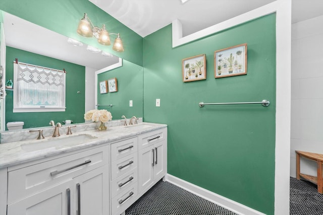 4N307 Knoll Creek Dr, Saint Charles, IL 60175 - full bathroom featuring double vanity and tile patterned flooring