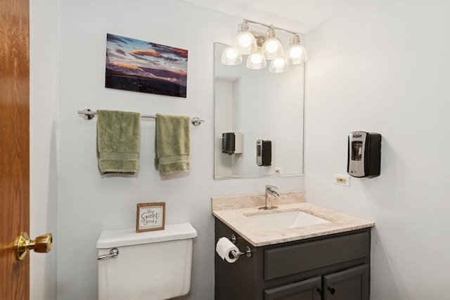 125 W Sprucewood Ln, Round Lake Beach, IL 60073 - bathroom with vanity and toilet