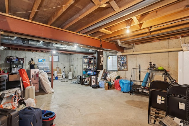 125 W Sprucewood Ln, Round Lake Beach, IL 60073 - view of unfinished basement