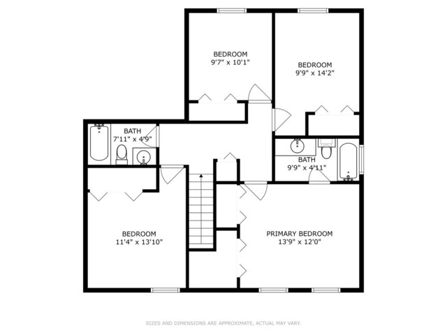 125 W Sprucewood Ln, Round Lake Beach, IL 60073 - view of property floor plan
