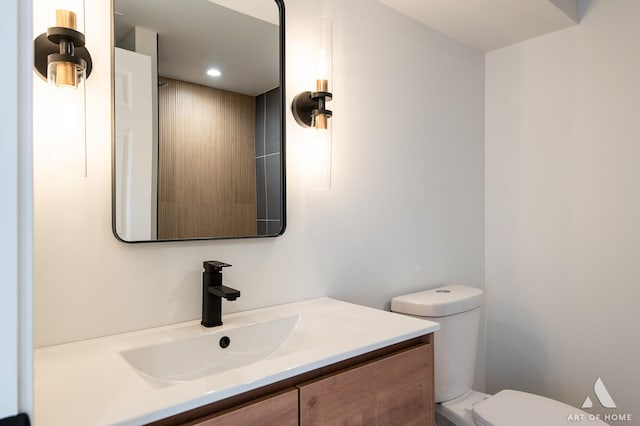 9058 Caddy Ct, Orland Park, IL 60462 - bathroom featuring vanity and recessed lighting