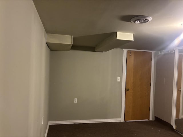 785 Alice St, Chicago Heights, IL 60411 - finished below grade area featuring dark colored carpet