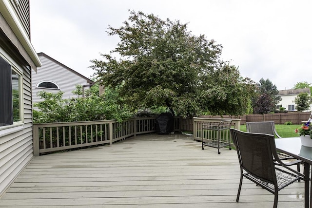 1161 Sumner Cir, Gurnee, IL 60031 - view of wooden deck