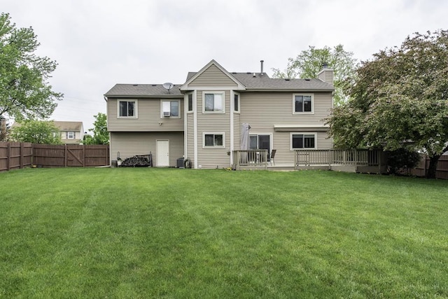 1161 Sumner Cir, Gurnee, IL 60031 - back of house with a chimney