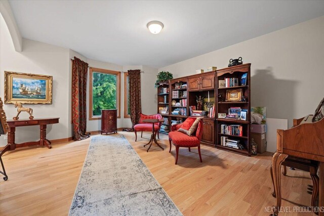 13851 S Janas Pkwy, Homer Glen, IL 60491 - living area featuring light wood-style flooring and baseboards