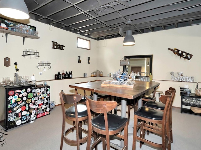 14802 Anne Ct, Oak Forest, IL 60452 - dining space with carpet flooring