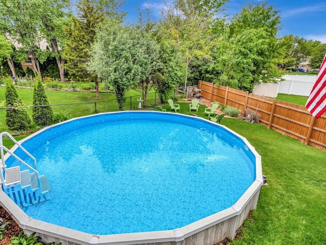 14802 Anne Ct, Oak Forest, IL 60452 - view of pool with view of scattered trees