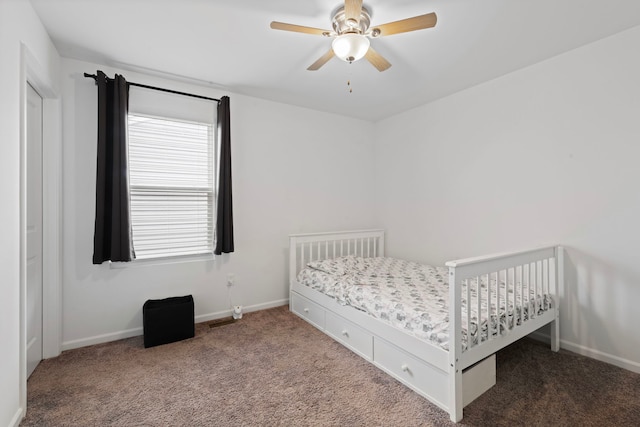 404 Radcliff Ln, South Elgin, IL 60177 - carpeted bedroom with baseboards and ceiling fan