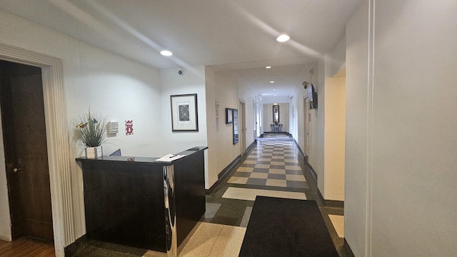 5000 S Cornell Ave Unit 6C, Chicago, IL 60615 - hall with dark flooring and recessed lighting