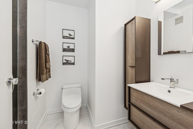 501 N Clinton St Unit 1804, Chicago, IL 60654 - full bath with vanity and marble finish floors