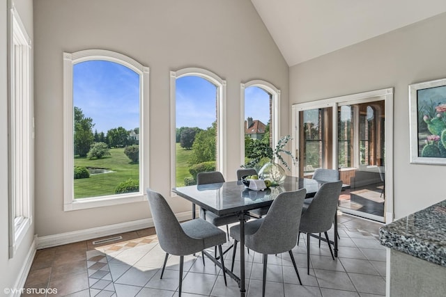 26 Forest Ln, South Barrington, IL 60010 - sunroom featuring vaulted ceiling