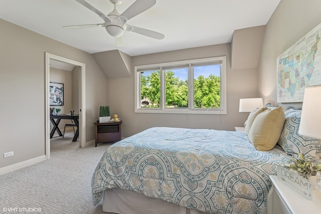 26 Forest Ln, South Barrington, IL 60010 - carpeted bedroom with baseboards and a ceiling fan