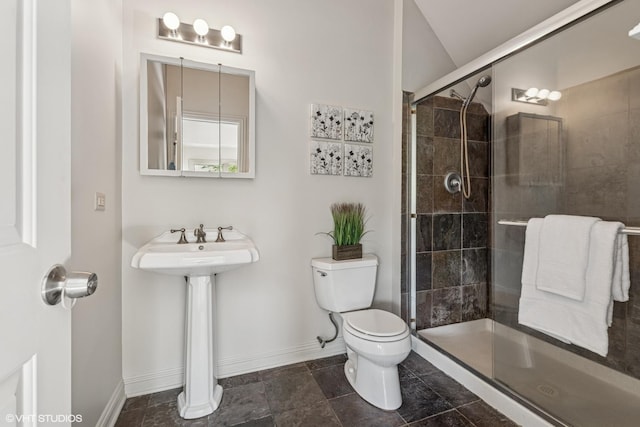 26 Forest Ln, South Barrington, IL 60010 - bathroom featuring toilet and a tile shower