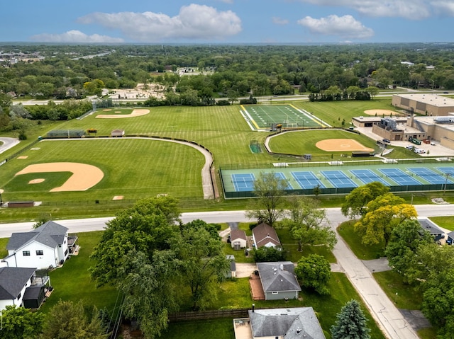 7225 Poplar Ln, Darien, IL 60561 - bird's eye view of a tree filled landscape