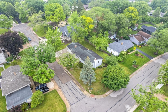 826 Iris Ln, Naperville, IL 60540 - aerial view of property and surrounding area with nearby suburban area