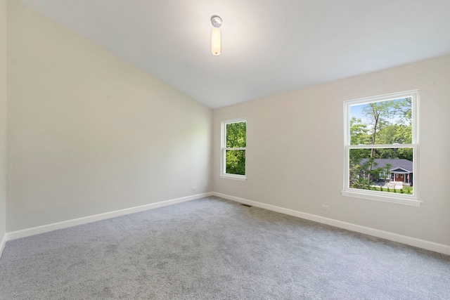 530 Old Oak Cir, Algonquin, IL 60102 - empty room with baseboards, carpet floors, and lofted ceiling