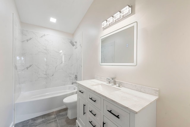 530 Old Oak Cir, Algonquin, IL 60102 - full bathroom with vanity, toilet, and  shower combination