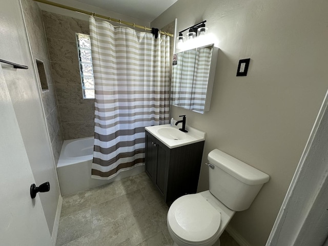 14631 Michigan Ave, Dolton, IL 60419 - full bathroom featuring vanity, toilet, and shower / bath combo