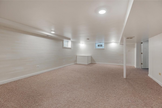 314 Catalpa Ave, Itasca, IL 60143 - basement with carpet and baseboards