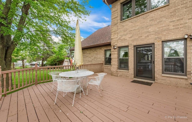 25827 W Andrew Ct, Ingleside, IL 60041 - deck with outdoor dining space