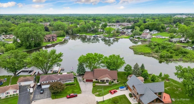 25827 W Andrew Ct, Ingleside, IL 60041 - aerial perspective of suburban area featuring a large body of water