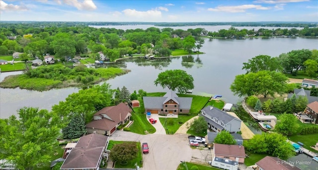 25827 W Andrew Ct, Ingleside, IL 60041 - drone / aerial view of a large body of water