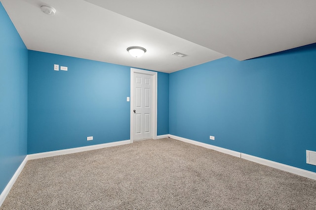 26644 S Ridgeland Ave, Monee, IL 60449 - carpeted spare room with baseboards and a smoke detector