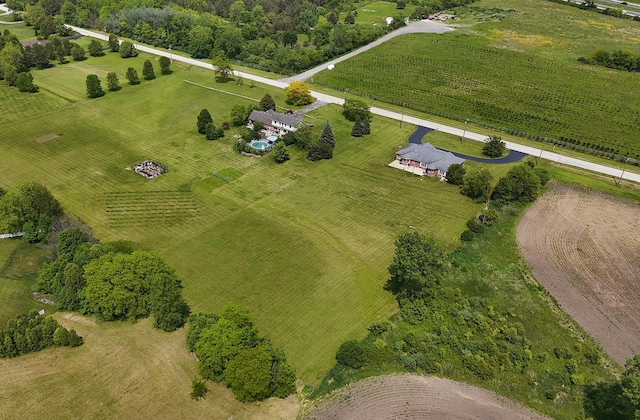 26644 S Ridgeland Ave, Monee, IL 60449 - aerial overview of property's location featuring rural landscape and farmland