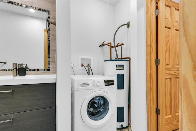 1910 Melrose Dr Unit C, Champaign, IL 61820 - laundry room with washer / clothes dryer and water heater