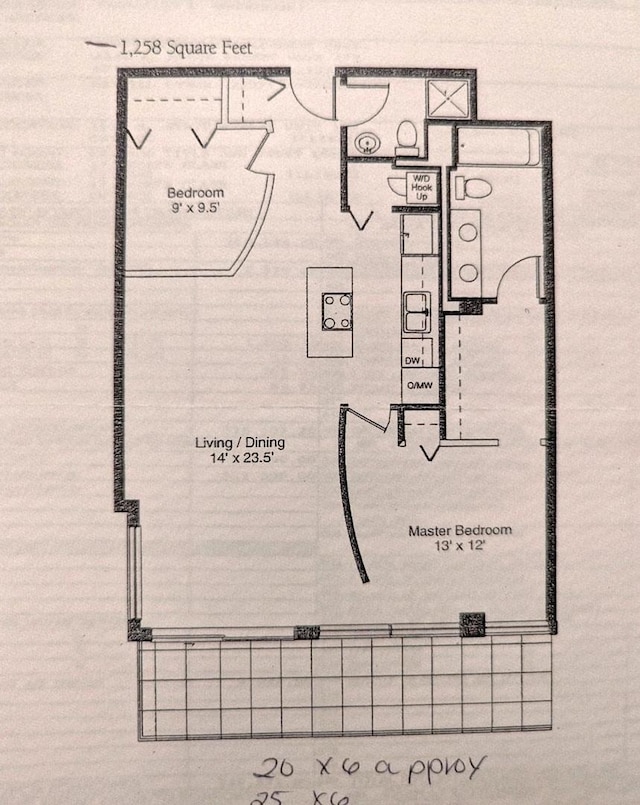 1530 S State St Unit 17R, Chicago, IL 60605 - property floor plan