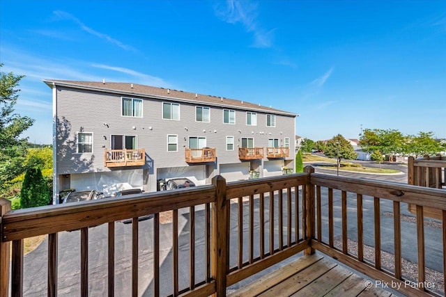 2346 Aurora Dr, Pingree Grove, IL 60140 - deck featuring a residential view