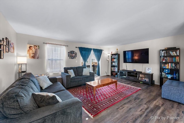 2346 Aurora Dr, Pingree Grove, IL 60140 - living room featuring wood finished floors and baseboards