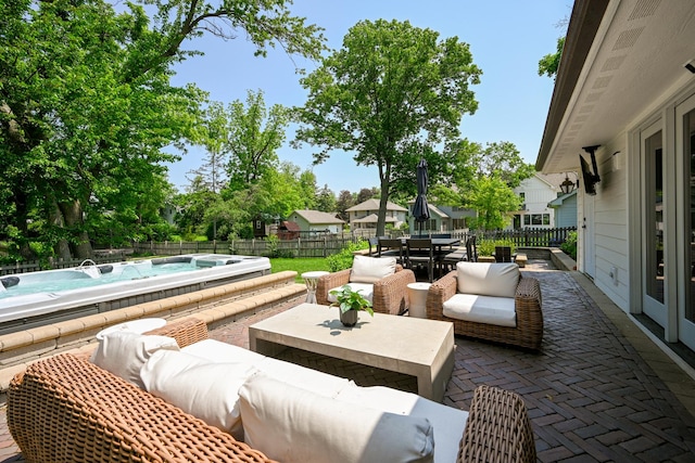 714 Turner Ave, Glen Ellyn, IL 60137 - fenced backyard featuring outdoor dining space, an outdoor living space, and a patio
