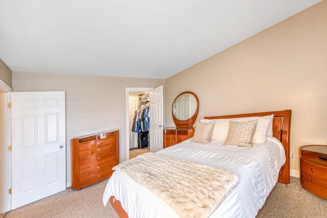 8 Cour Masson Cir Unit 0, Palos Hills, IL 60465 - bedroom featuring light carpet, a spacious closet, a closet, and baseboards