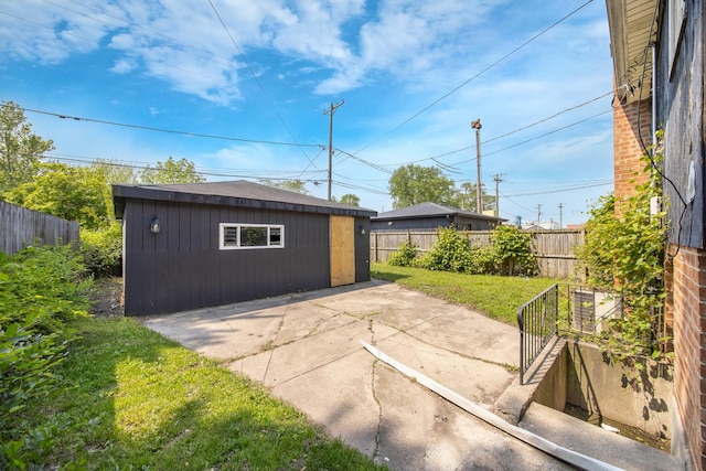 505 E 146th St, Dolton, IL 60419 - view of patio with an outbuilding