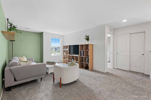1715 Bayberry Ln, Pingree Grove, IL 60140 - carpeted living area featuring baseboards