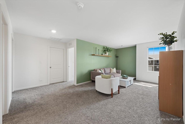 1715 Bayberry Ln, Pingree Grove, IL 60140 - carpeted living area with baseboards