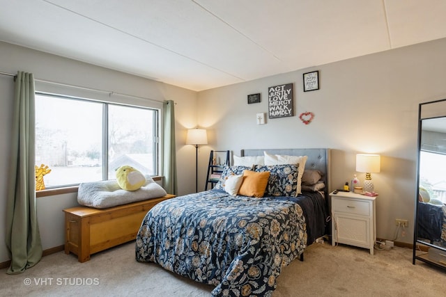 16807 81st Ave Unit 2S, Tinley Park, IL 60477 - bedroom featuring carpet, multiple windows, and baseboards