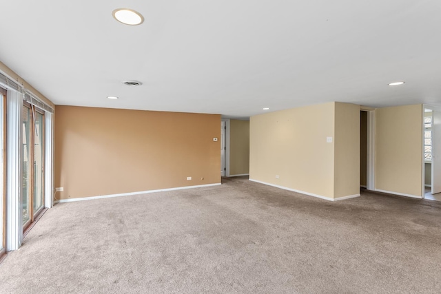 1456 Tyrell Ave, Park Ridge, IL 60068 - carpeted spare room with baseboards and recessed lighting