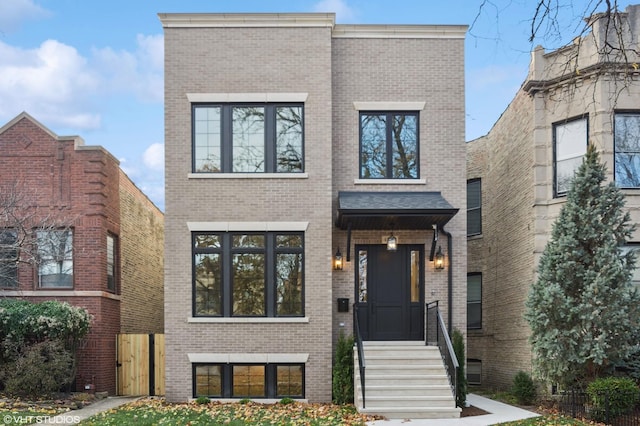 4242 N Winchester Ave, Chicago, IL 60613 - contemporary house with brick siding