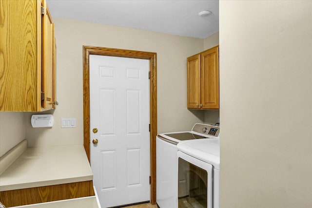 1206 Wilshire Ct, Champaign, IL 61821 - washroom with cabinet space and washer and dryer