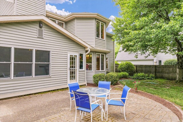 1206 Wilshire Ct, Champaign, IL 61821 - view of patio / terrace featuring outdoor dining space