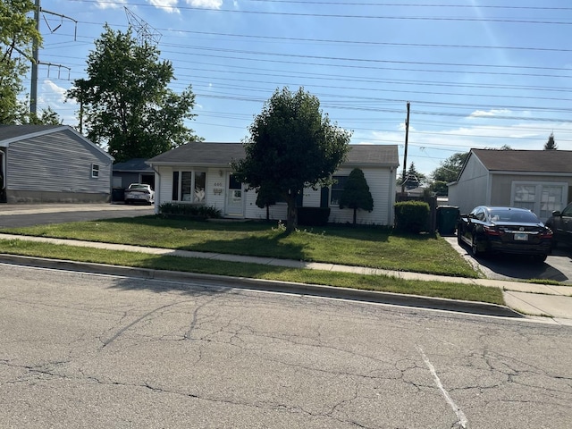 446 Montrose Dr, Romeoville, IL 60446 - view of front of house featuring a front lawn
