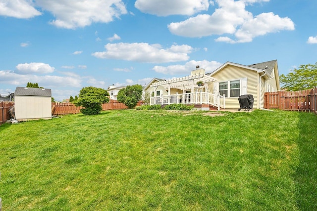1043 San Mateo Dr, Romeoville, IL 60446 - back of house featuring a pergola