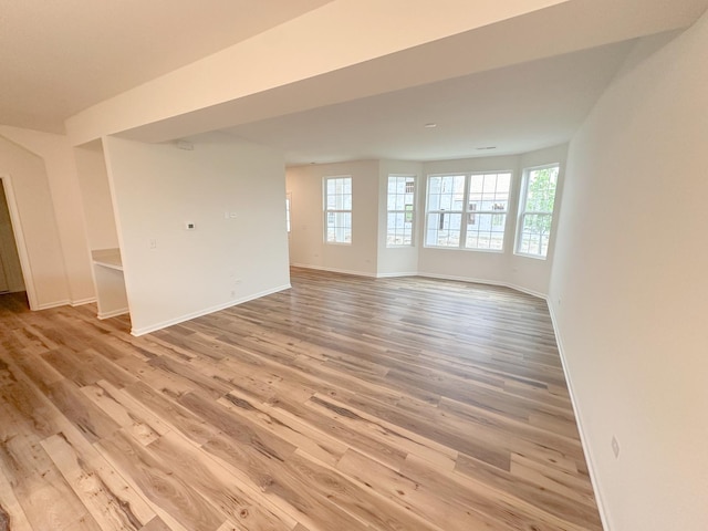 993 Celebration Dr, Aurora, IL 60504 - spare room featuring light wood-style flooring, healthy amount of natural light, and baseboards