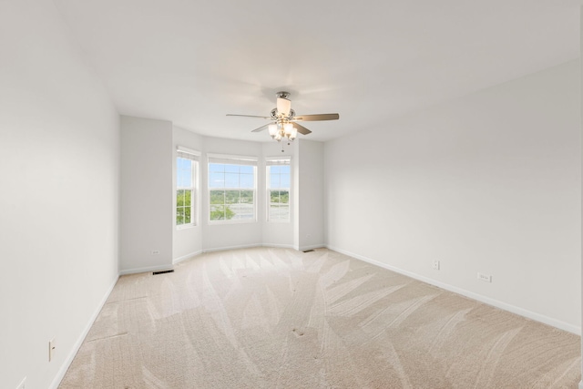 10615 W 153rd St, Orland Park, IL 60462 - unfurnished room with a ceiling fan, light carpet, and baseboards