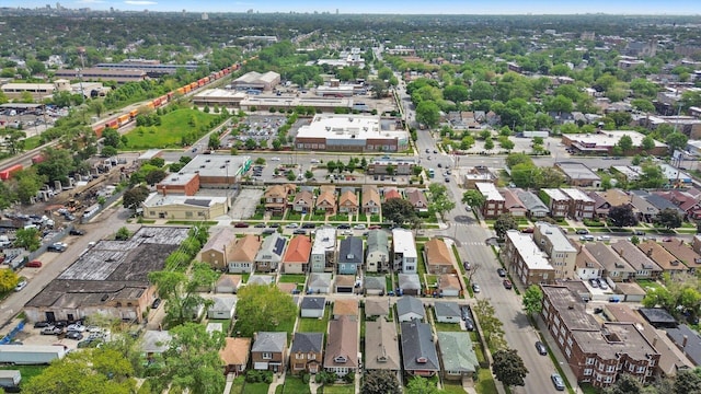 1723 W 75th Pl, Chicago, IL 60620 - aerial overview of property's location with nearby suburban area